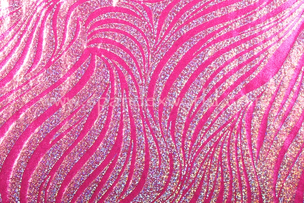 Animal Print Hologram (Pink/Silver/Pink)