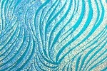 Animal Print Hologram (Turquoise/Silver/Turquoise)