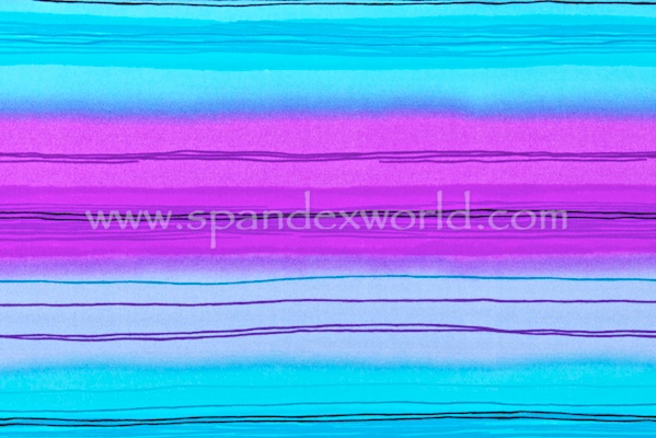 Printed Spandex (Purple/Blue/Multi)