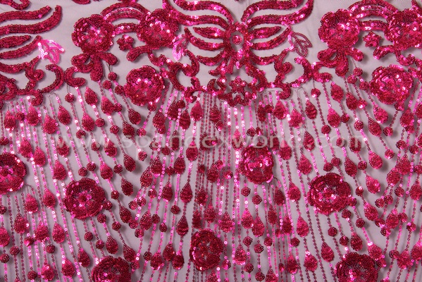 Non-Stretch Sequins (Fuchsia)