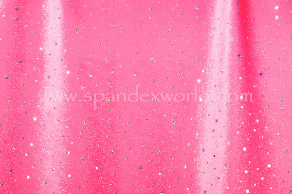 Glitter/Pattern Stretch Velvet (Pink/Silver)