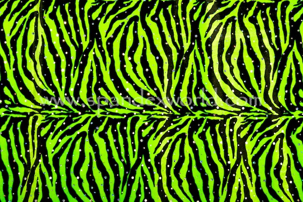 Animal Prints Glitter Velvet (Zebra print)
