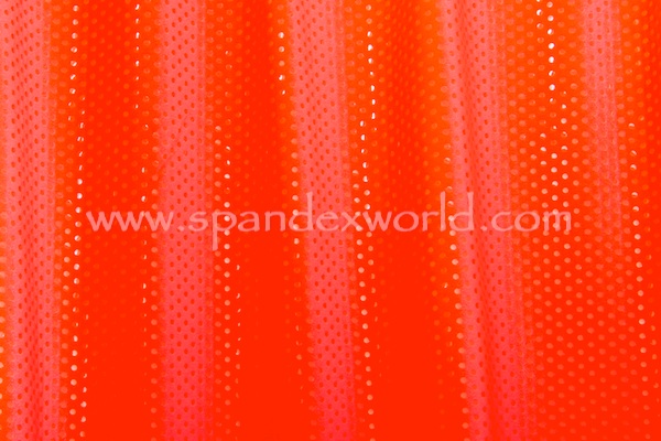 Glitter/Pattern Stretch Velvet (Hot Orange/Hot Orange)