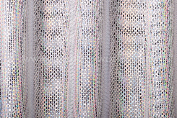 Shatter Glass Holographic Mesh (White/Silver)