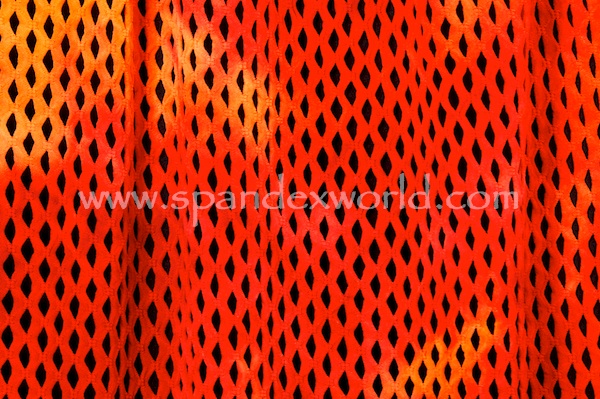Tie Dye Cabaret Net (Burnt Orange Tie Dye)