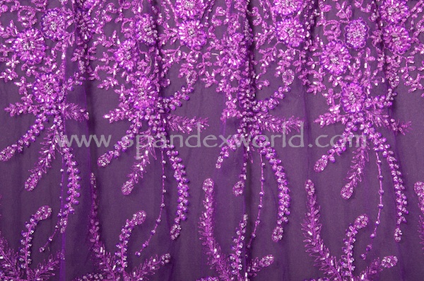 Non Stretch Sequins (Purple/Purple)