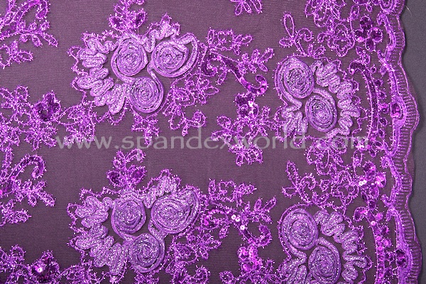Non Stretch Sequins (Purple/Purple)