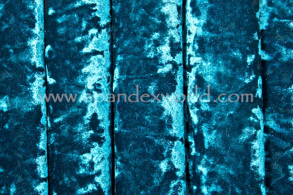 Stretch Crushed Velvet (Teal)