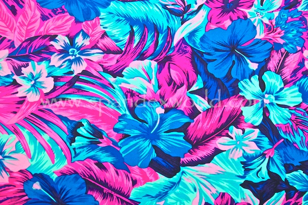 Floral Prints (Turquoise/Magenta/Multi)