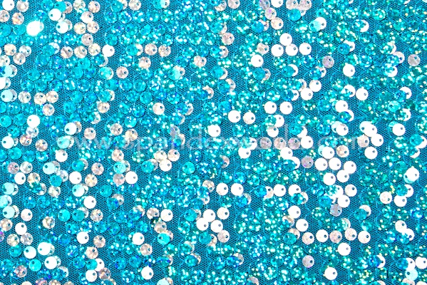 Non Stretch Sequins (Blue/Turquoise/Silver Holo)