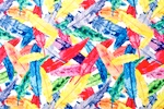 Abstract print  (White/Blue/Red/Multi)