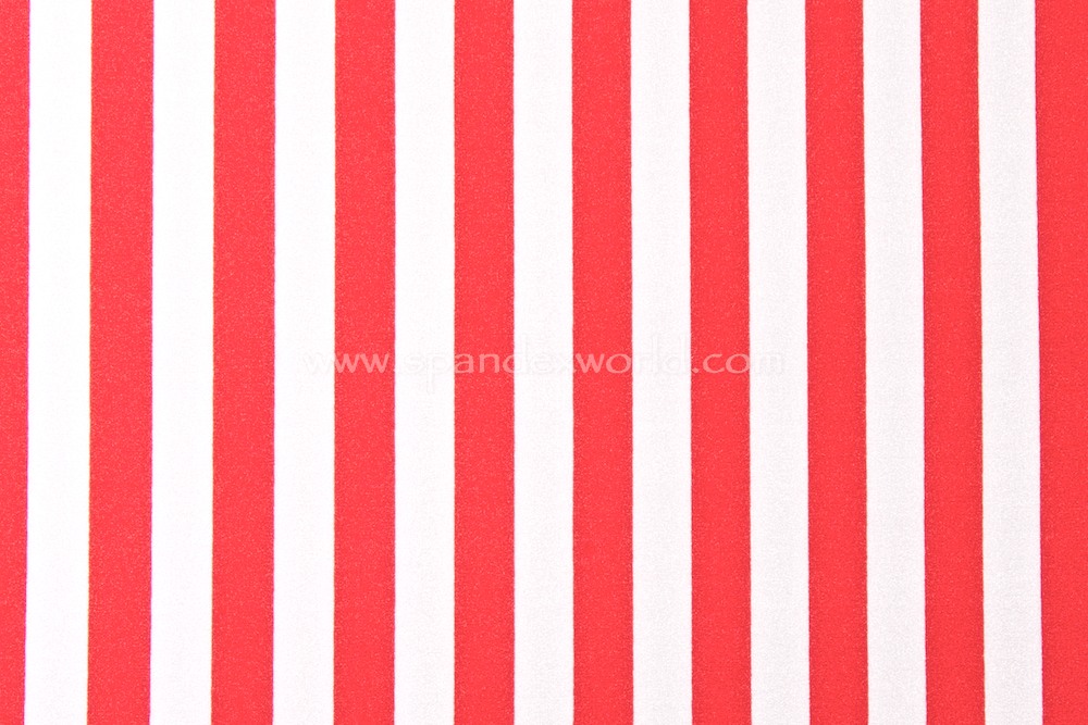 Printed Stripes 1/2'' (Red/White)