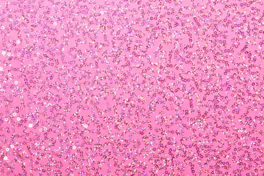 Holographic Stretch Sequins (Hot  Pink/Pink holo)