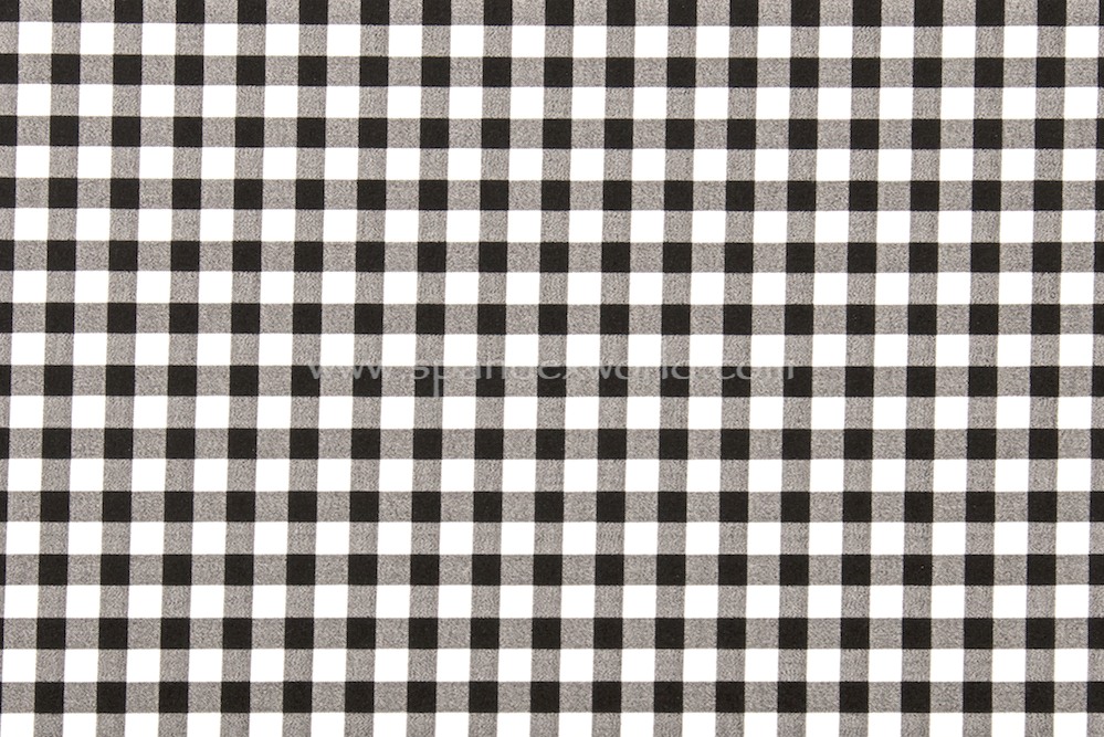 Checkered Print (Black/White)