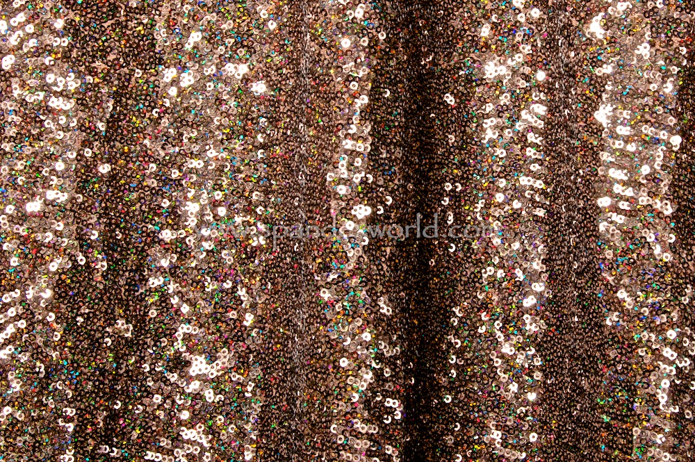 Holographic Stretch Sequins (Brown/Brown Holo)