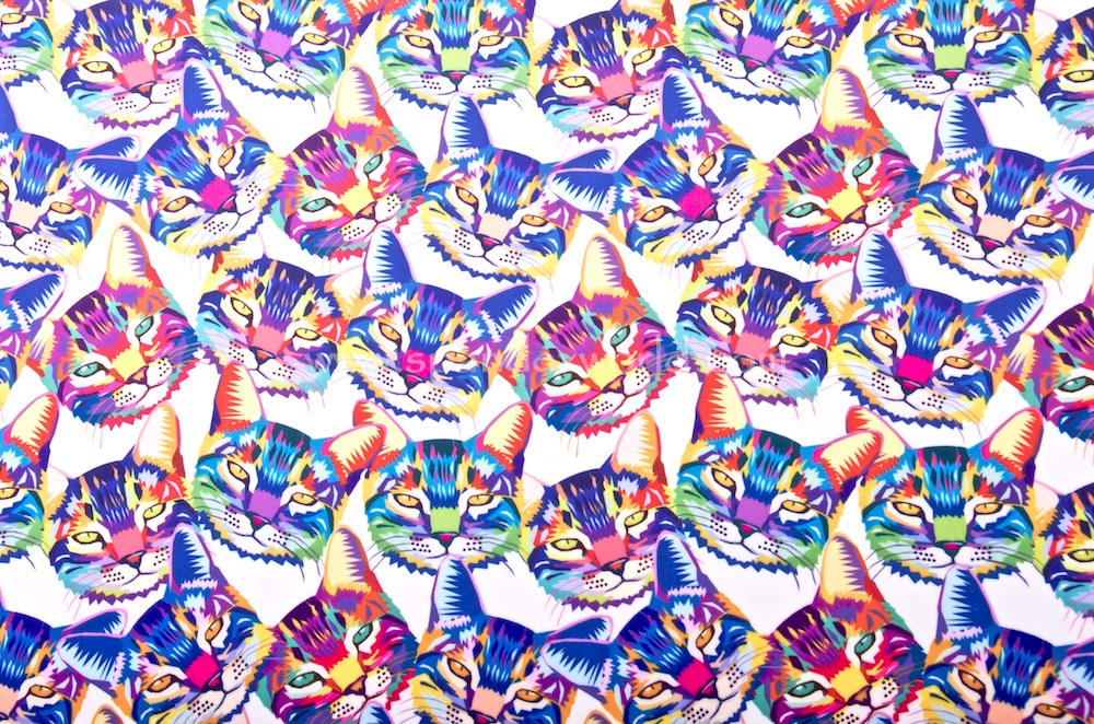 Animal Printed Spandex (Cat face)