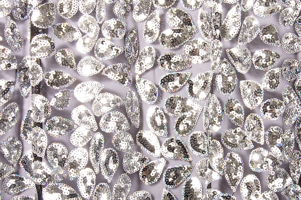 Stretch Sequins (Black/Silver/Silver Holo)