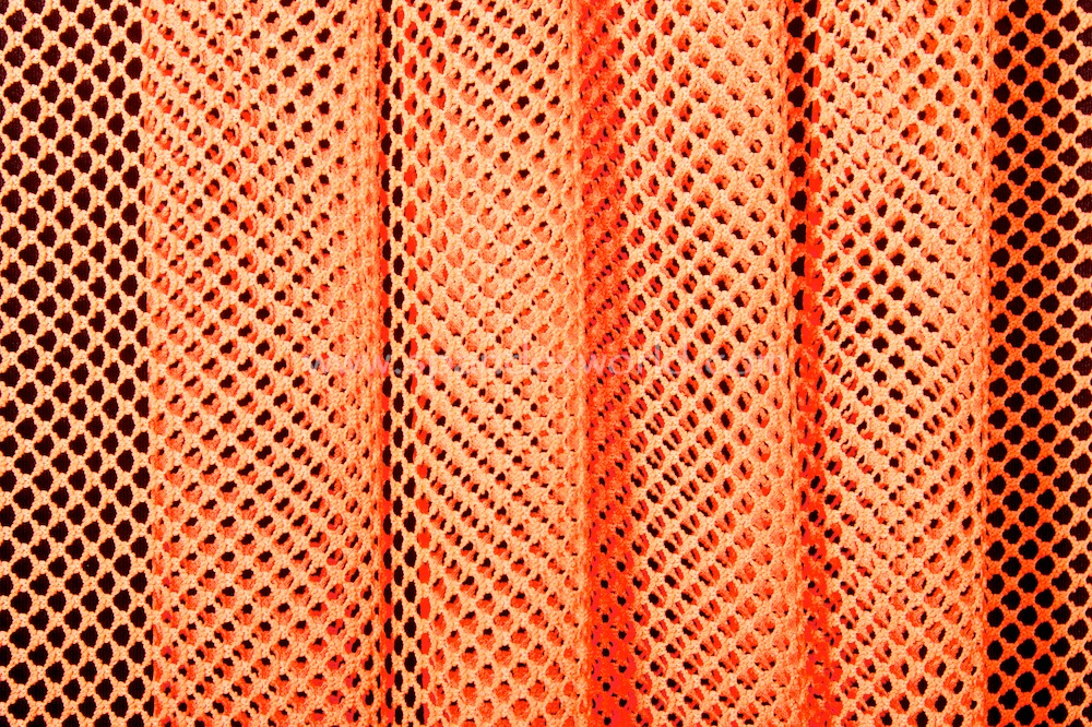 Small Hole Fishnet (Neon Orange)