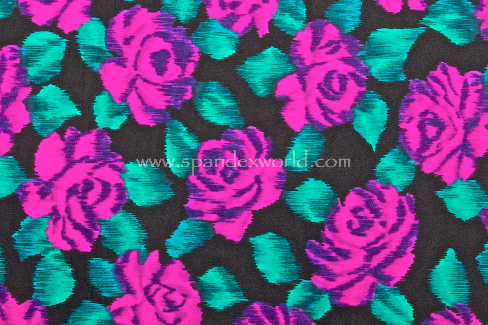 Floral Prints (Black/Purple/Fuchsia/Multi)