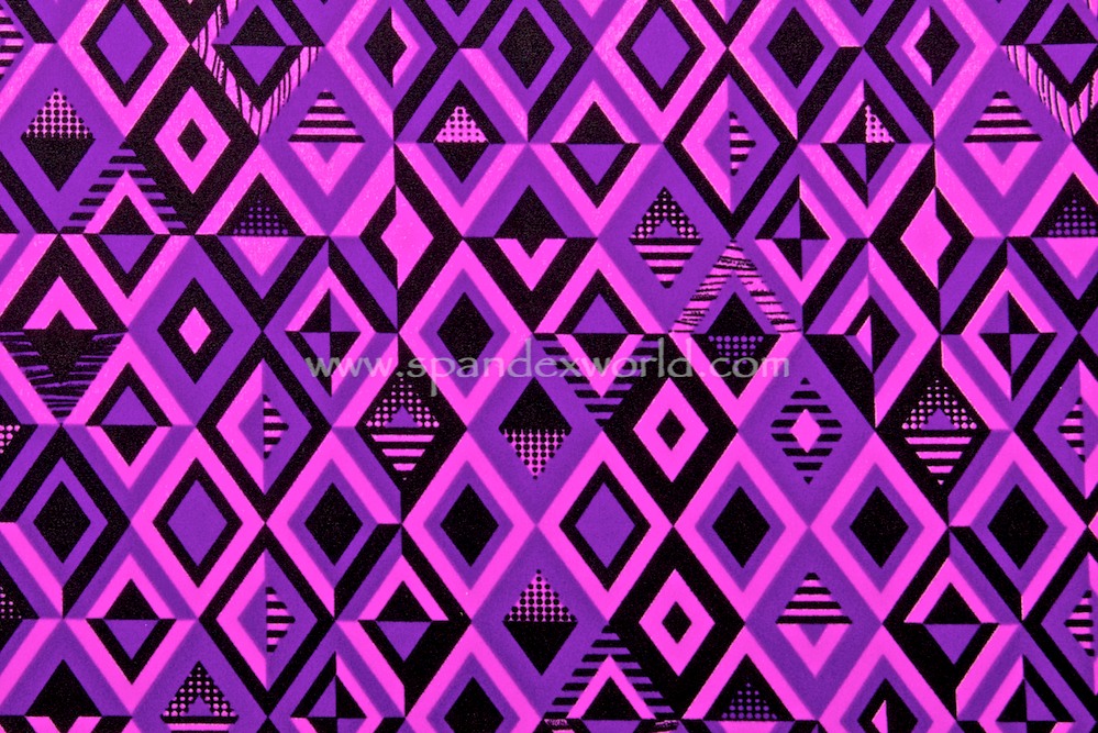 Abstract Print (Black/Purple/Pink)