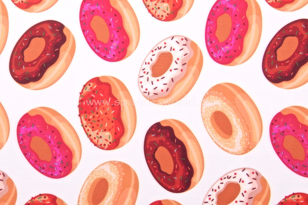 Donuts Print (White/Fuchsia/Brown/Multi)