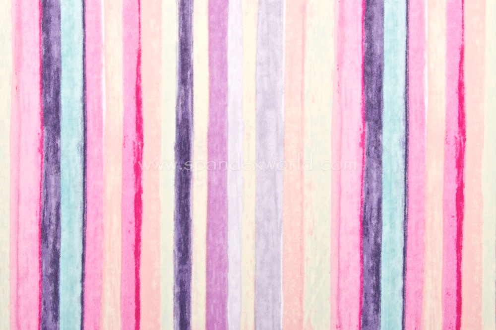Printed Stripes (Purple/White/Fuchsia/Pink/Aqua/Multi)