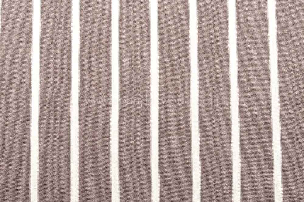 Printed Stripes (Dark Gray/White)