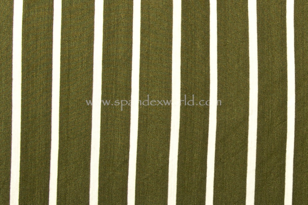 Printed Stripes (Green/White)