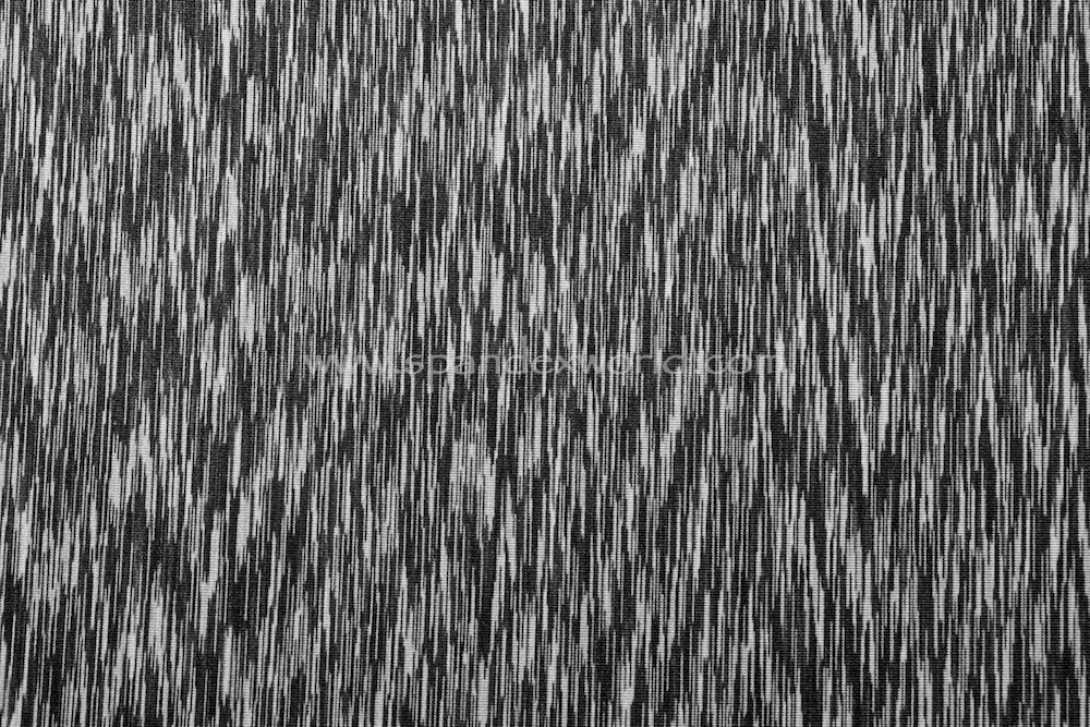 Abstract Print Spandex (Charcoal/Gray)