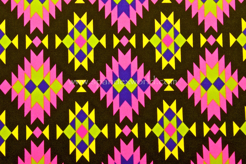 Aztec Prints  (Black/Hot pink/Multi)