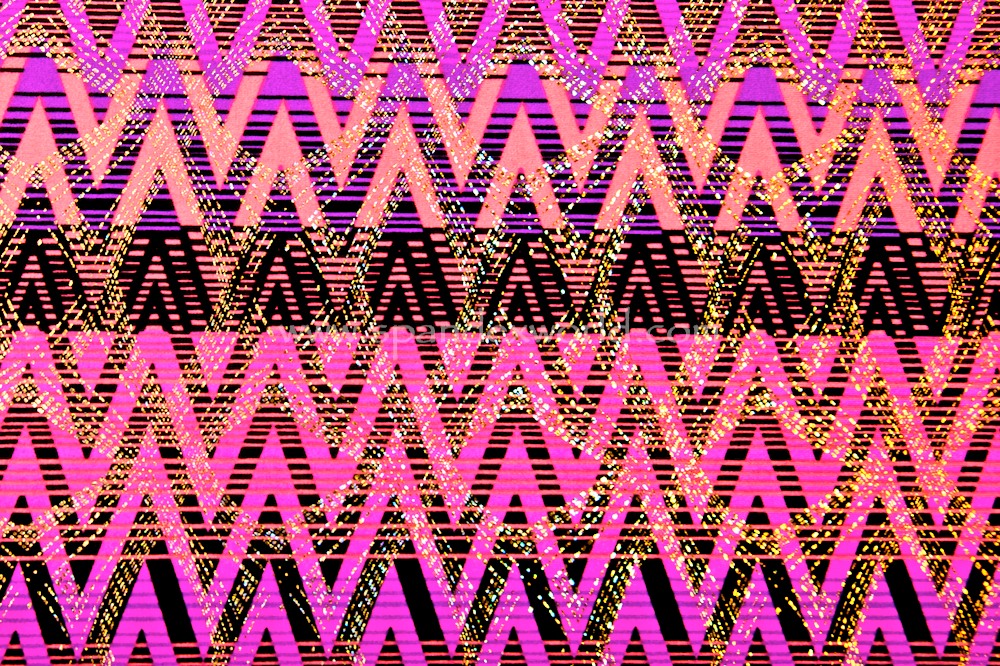 Pattern/Abstract Hologram(Purple/Tangerine/Black/Multi)