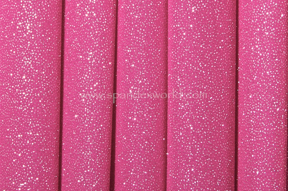 Sheer Glitter/Pattern (Hot Pink/Silver)