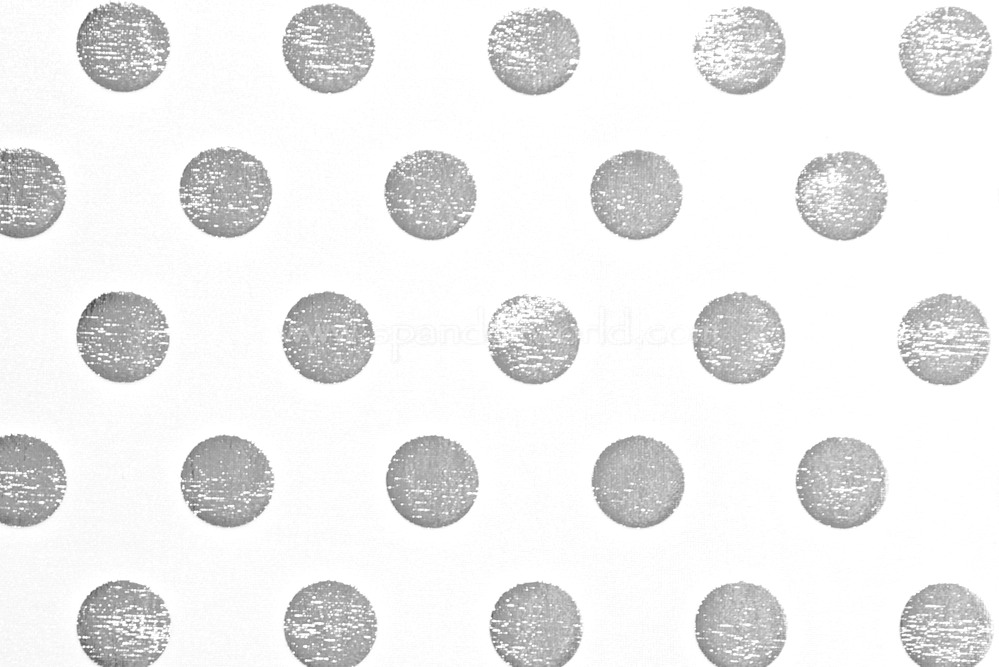 Polka Dots Hologram(White/silver)