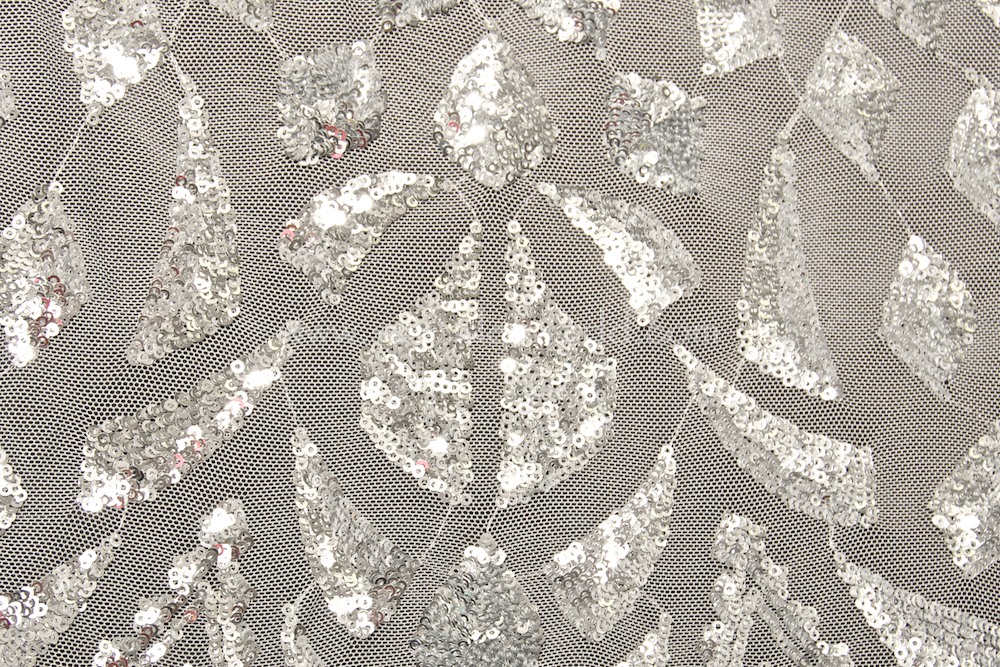 Stretch Sequins (Silver/Silver)