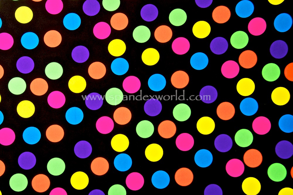 Printed Polka Dots (Black/Multi)