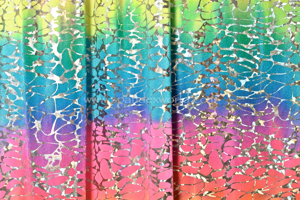 Pattern/Abstract Hologram (Hot pink/Yellow/Multi)