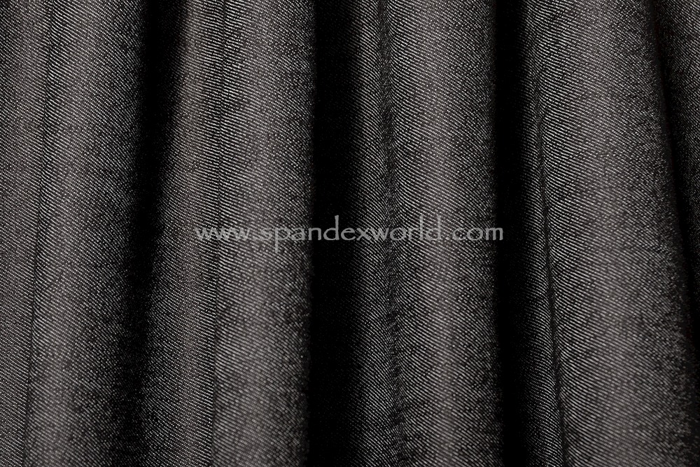 Stretch Solid Denim (Black)