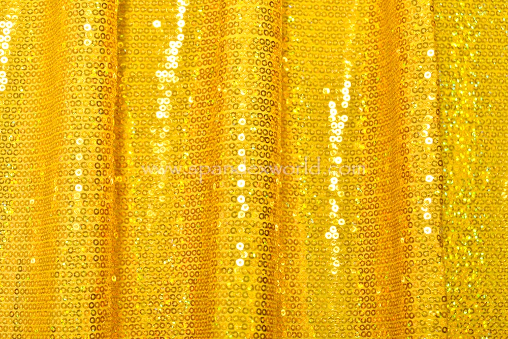 Stretch Sequins (Yellow/Gold)