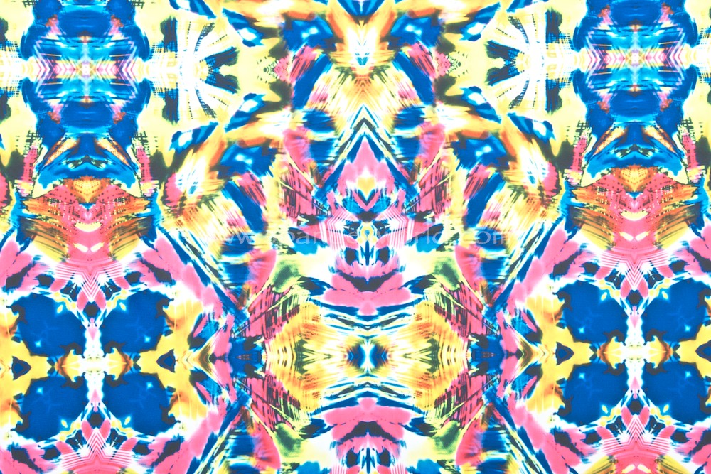 Abstract Print (Pink/Blue/Multi)