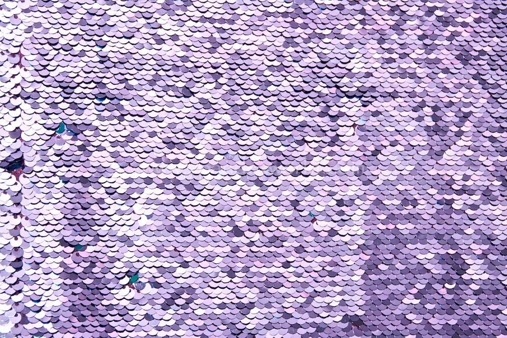 Reversible Stretch Sequins (Lavender/Teal)