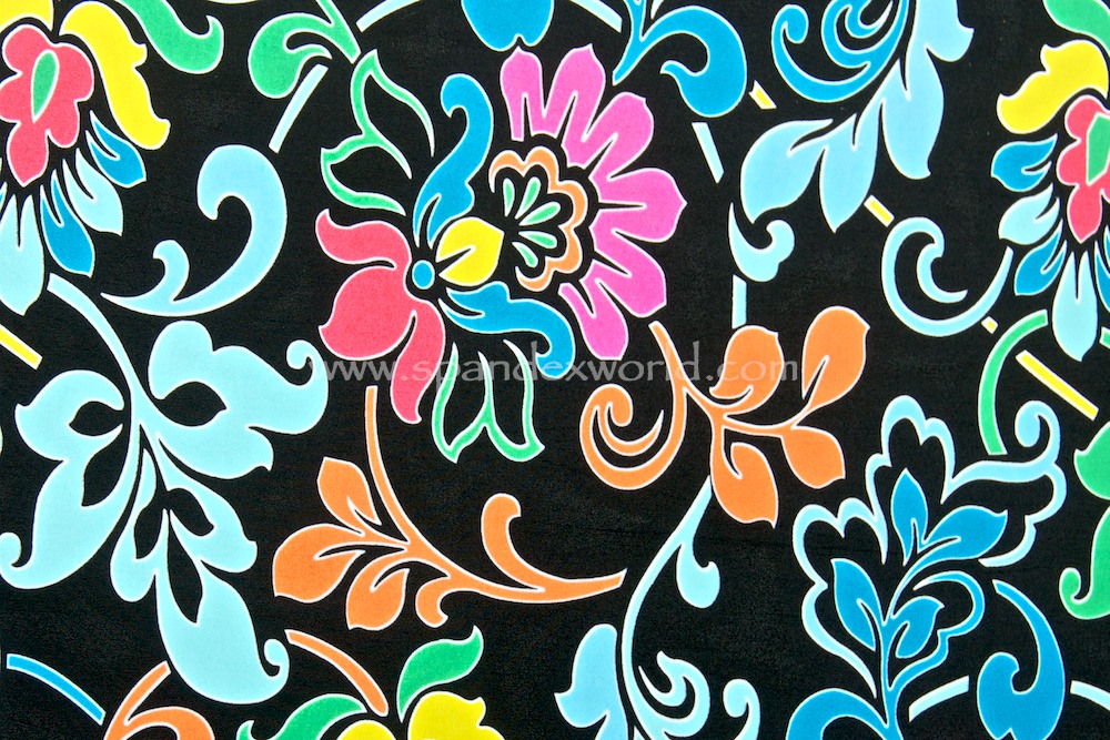 Floral Print (Black/Fuchsia/Blue/Multi)