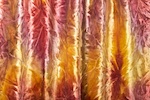 Tie Dye Stretch Velvet (Burgundy/Orange/Multi)