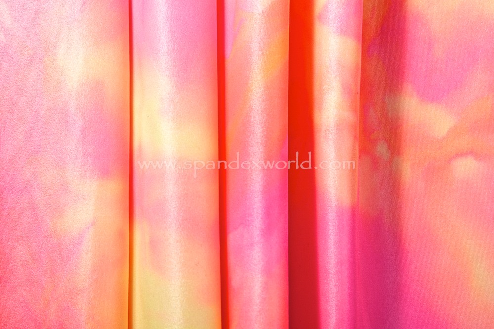 Tie dye Spandex (Hot Pink/Multi)