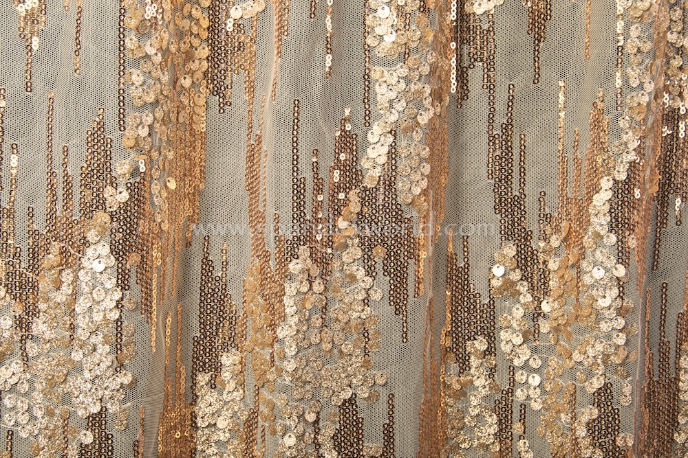 Non Stretch Sequins (Gold)