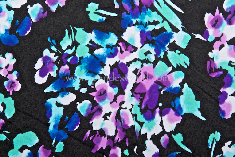 Abstract Print (Black/Purple/Magenta/Multi)