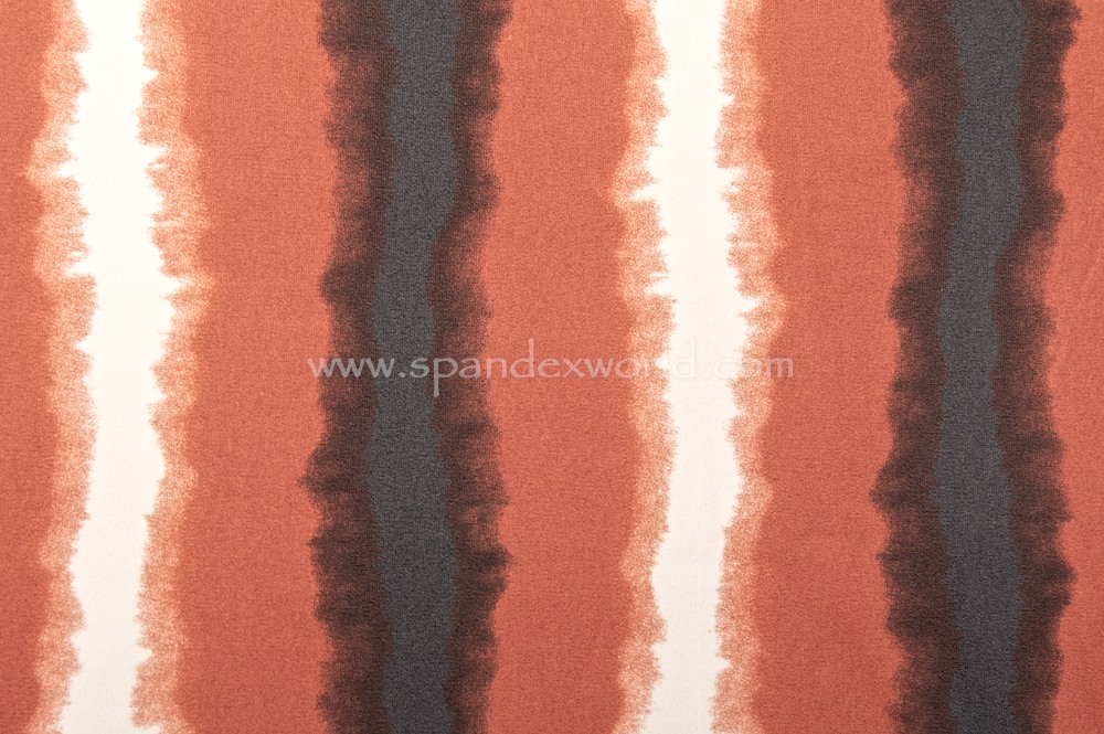Tie dye spandex (Rust/White/Multi)