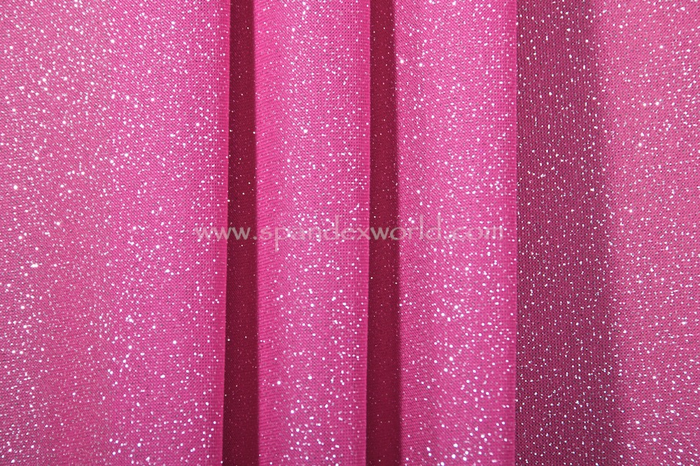 Sheer Glitter/Pattern (Fuchsia/Silver)