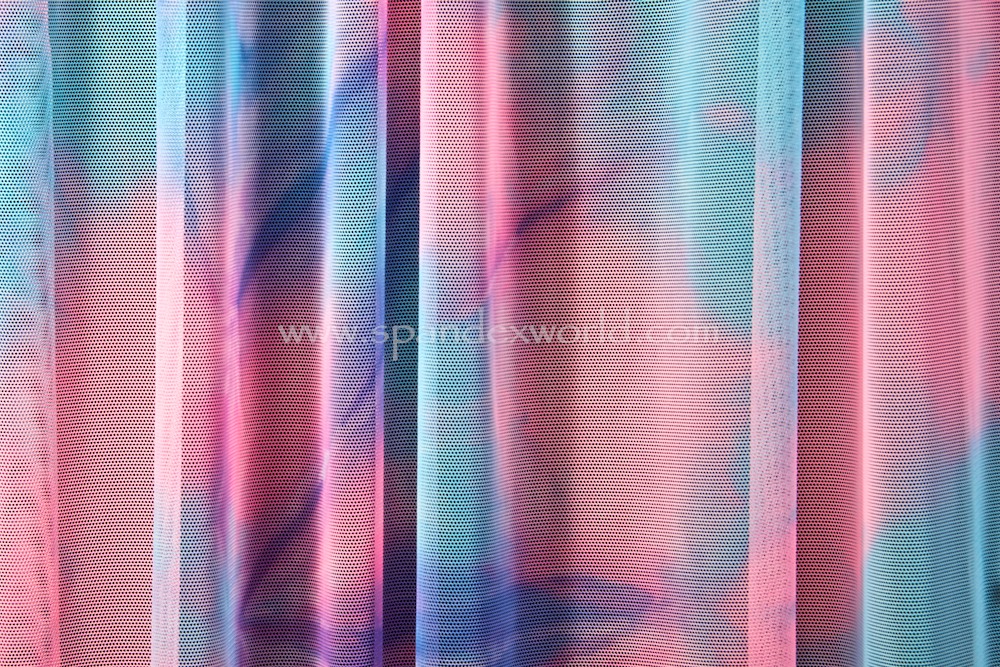 Tie Dye Mesh (Pink/Aqua/Purple/Multi)