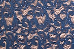 Stretch Sequins Lace (Navy/Navy)