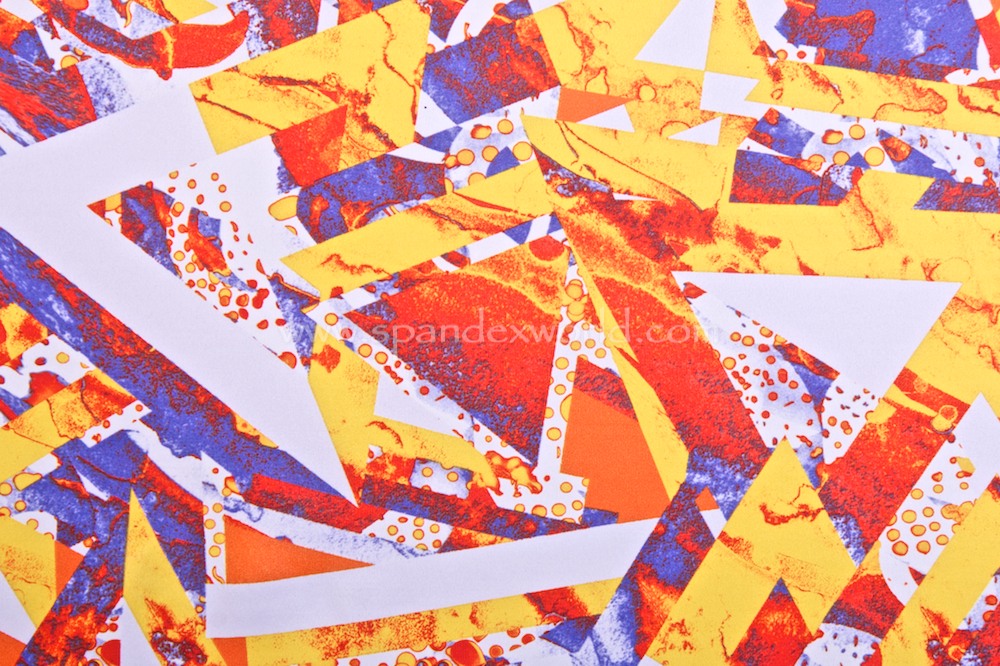 Abstract Print (Yellow/Red/Multi)